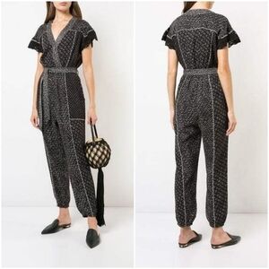Ulla Johnson Reiko Jumpsuit in Noir size 6 NWT